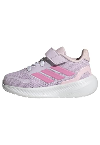 adidas RUNFALCON 5 Shoes Infants, Zapatillas Unisex bebé, Ice Lavender/FTWR White/Clear Pink, 26 EU
