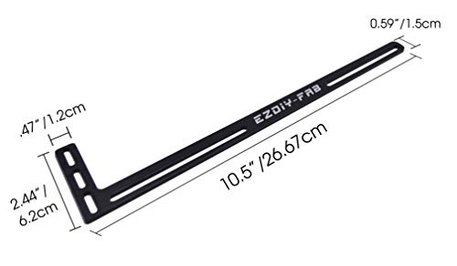 EZDIY-FAB Scheda Grafica Scheda Video per Supporti a Staffa GPU Supporto a Sfera/Custodia per Telaio, Alluminio Anodizzato in Alluminio, Carte Singole o Doppie-Nero