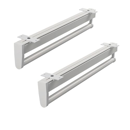 Garde-robe rail coulissant robuste avec barre de cintre extensible