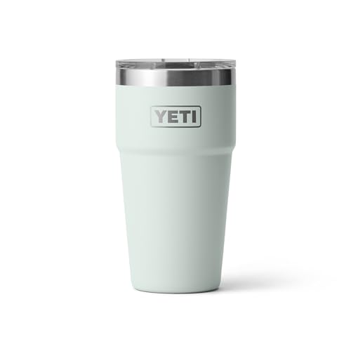 Image of YETI Rambler 20 oz Stackable Tumbler, Stainless Steel, Vacuum Insulated with MagSlider Lid