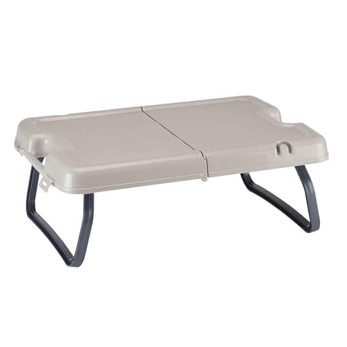 Aymzbd Mesa Plegable, Caja de Almacenamiento, Mesa de Comedor, Mesa Al Aire Libre para Barbacoa, Senderismo, Familia