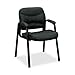 Basyx BSXVL643ST11 VL640 Series Leather Guest Leg Base Chair