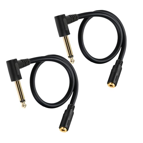 Adaptador 6,35 mm a 3,5 mm para solucionar problemas de conexión de audio mono a estéreo
