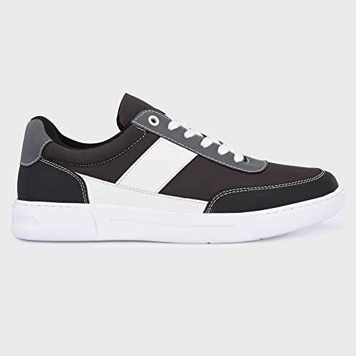 Image of Centrino Canvas Shoes for Men Sneakers | Casual Shoes for Man Stylish | Lightweight Lace-Up Design with Cushioned Insole | Breathable Comfortable Walking Shoes | Anti-Skid Sole | Mens Sneaker Shoes (3211)