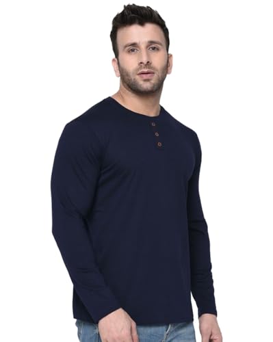 Image of London Hills Men's Cotton Regular Fit T-Shirt