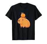 Capybara with Orange on The Head Capybara T-Shirt