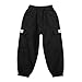 Cargo Pants for Boys High Elastic Waist Joggers Ripstop Straight Leg Outdoor Solid Color Athletic Fashion Pockets Pants