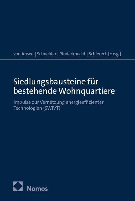 Siedlungsbausteine für bestehende Wohnquartiere:...
