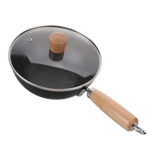 Sartén Wok Pequeña de Hierro Forjado con Tapa miniatura 1