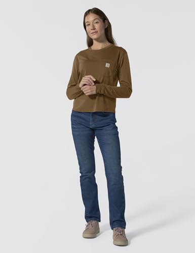 Carhartt Women's Tencel Fiber Series Loose Fit Long-Sleeve Pocket T-Shirt4