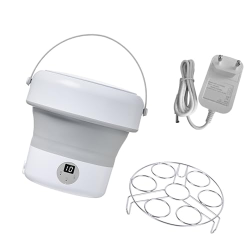 NPXUAMTJ Miniatur Faltbarer Tischgeschirrspüler Weiß/Grau