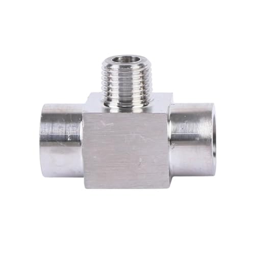Te M8 3/4 BSPP conector de acero para sistemas de riego y bombeo 2