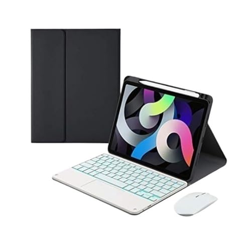 Teclado retroiluminado con funda de silicona para iPad Pro de 11 pulgadas 2022 y modelos anteriores