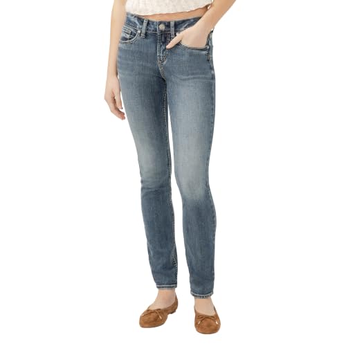 Jean skinny Suki Silver Jeans Co denim stretch femme taille mi-haute