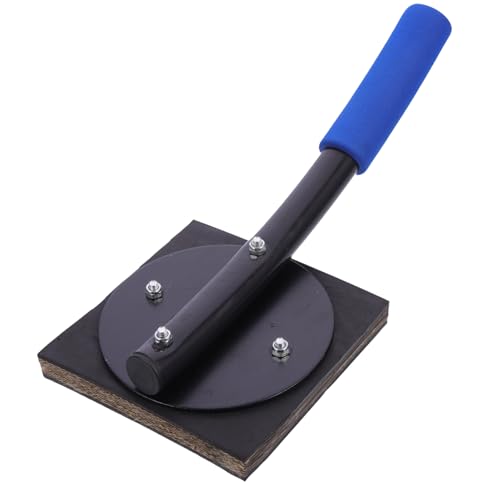 HAMPPLIES Heavy Duty Rubber Tapping Block Flooring Tool with Ergonomic Non-Slip Handle for Vinyl Laminate Tile Installation and Floor Gap Fixing