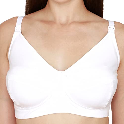 Image of Zivame True Curv Double Layered Non Wired Full Coverage Maternity /Nursing Supper Support Bra - Beet Red