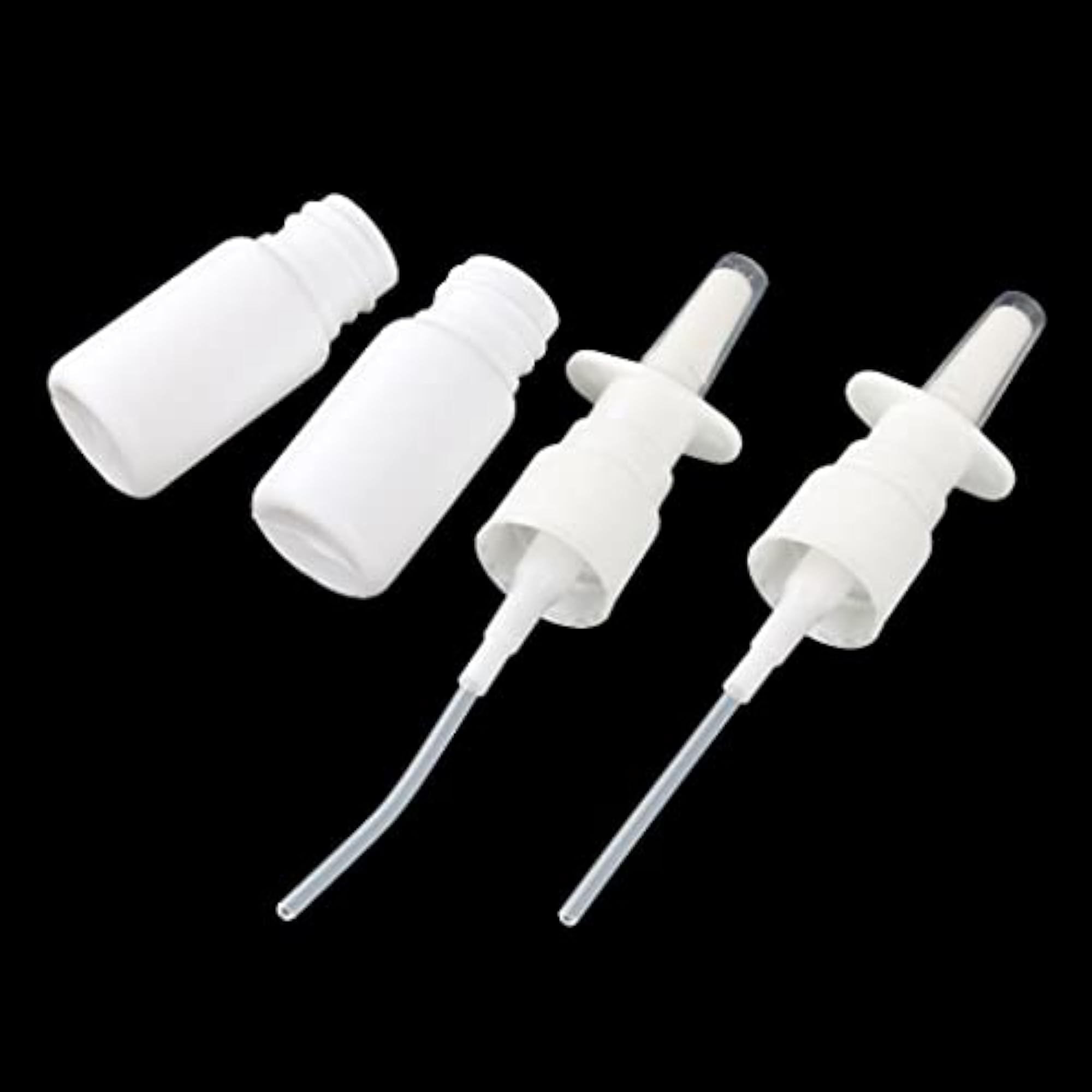 15ML Empty Fine Mist Spray Bottle with Cap, White