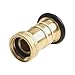 Professional Brass Fire Hose Nozzle 1 Inch Thread Heavy Duty Water Spray,With Adjustable Stream For Industrial Garden Car Wash