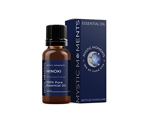 Huile essentielle d'Hinoki pure Mystic Moments aromathérapie boisée 5ml