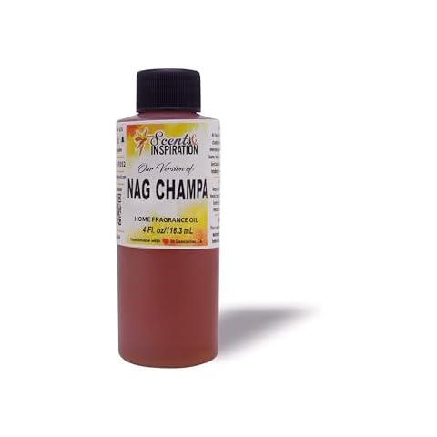 Scents & Inspiration Burning Fragrance Oil - Our Version of Nag Champa Incense Oil for Oil Warmers & Diffusers | Suitable for Aromatherapy and Relaxation | Air Freshener for Home and Office 4 Fl. Oz Cover
