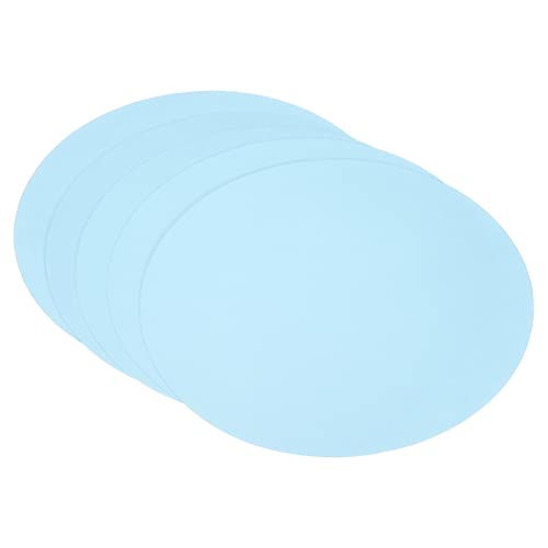 Carton papier rond bleu clair PATIKIL 25cm pour dessin et bricolage