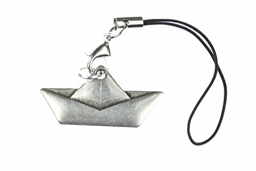 Miniblings Paper Boat Sailboat Sailing Mobile Cell Phone Charm Pendant Ship Origami