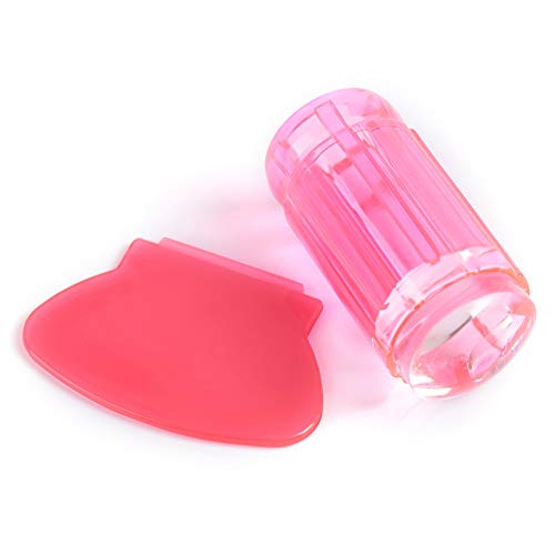 Ferramenta de Arte de Selo de Selo de Silicone Transparente de Silicone (Vermelho transparente)