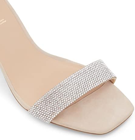 ALDO Women's Kedeaviel Heeled Sandal, Bone, 6 | Image 4