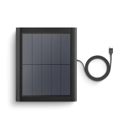 Ring Solar Panel (2nd Generation), 4W for Outdoor Cam Plus, Outdoor Cam (Stick Up Cam), Stick Up Cam Pro, Spotlight Cam Plus, Spotlight Cam Pro - Black
