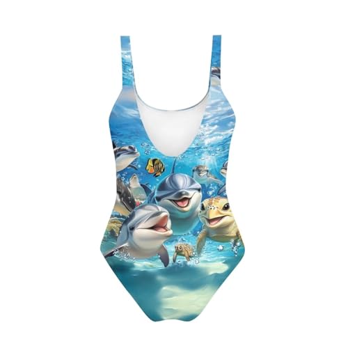 Uourmeti Girls Swimsuits One Piece Bathing Suit for Summer Swimming Wear Quick Dry Beach Swim Suits2