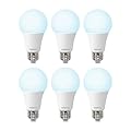 DEGNJU A19 LED Light Bulbs, 100 Watt Equivalent LED Bulbs, Daylight 5000K, 1500 Lumens, E26 Standard Base, Non-Dimmable, 13W Bright White LED Bulbs for Bedroom Living Room Home Office, 6 Pack