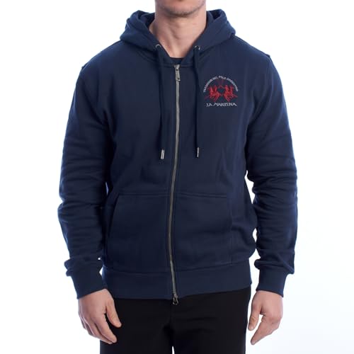 Sweat à Capuche La Martina XMF013 Veste Zippée Homme