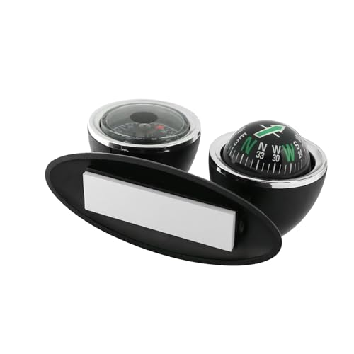Mini boussole universelle 2 en 1 compacte et orientable pour auto - 5