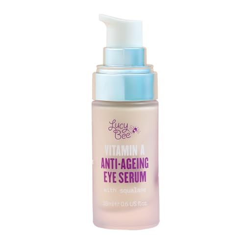 Lucy Bee Anti-Ageing Eye Cream with Vegan Retinol Alternative, Firms, Brightens, Conditions & Soothes Sensitive Skin