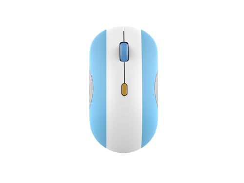 Image of Lenovo 350 Bluetooth Silent Mouse (Fan Edition), Wireless Ergonomic Ambidextrous Design, Bluetooth 5.3, Adjustable DPI up to 2400, 36 Month Battery Life, Recycled Materials, Argentina Flag