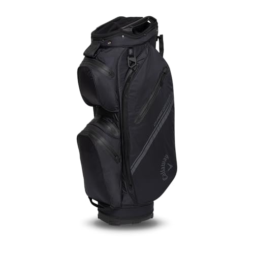 Callaway Golf Chase Dry wasserdichte Cartbag 2025, Schwarz