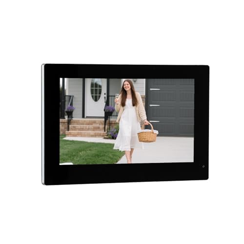Honmidatek Videoportero con Monitor táctil de 7 Pulgadas, Compatible únicamente con los Sistemas de Timbre con cámara KW02-IP7, KW06-IP7, KW02-IP10 y KW07-IP7-kit