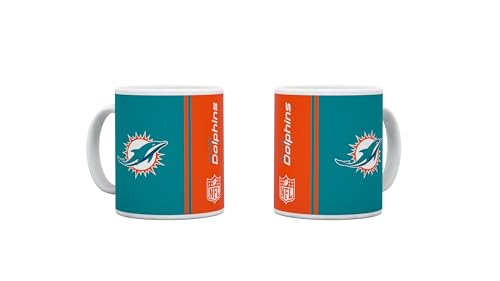 Mug Gridiron Miami Dolphins 330 ml résistant micro-ondes pour pause café sans taches