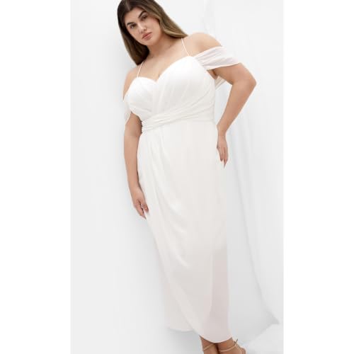 Image of City Chic Women's Plus Size Dress - Entwine Maxi