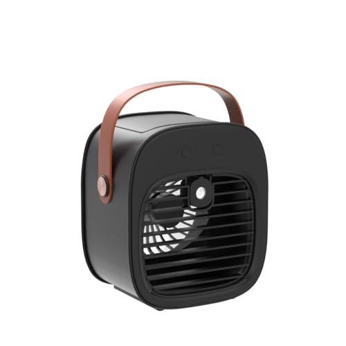 Portable Air Conditioners, 5200mAh Rechargeable Mini Air Conditioner Duration 5-10 hrs, Personal Air Cooler with 3 Speeds, Small Desk Air Conditioner for Bedroom, Office, Outdoor