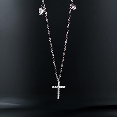 Collier fleur véritable pendentif Cz anti ternissement pour décolleté mariage - 2