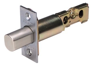 Schlage 12-288-626 Deadbolt Latch with Square Corner, Adjustable Backset 2-3/8 Or 2-3/4", 626 - Satin Chrome, Varies Metal