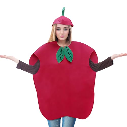 Genérico Disfraz Adulto De Fruta Para Halloween | Ropa De Disfraz Para Fiestas,Vestuario Divertido Y Transpirable Para Fiestas De Carnaval Y Cosplay