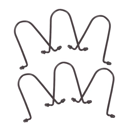 Abaodam 6pcs Gutter Hooks for Rain Chains Multi Purpose Clips for Hanging Bird Feeders Lanterns and Planters Durable Outdoor Decoration for Your Garden