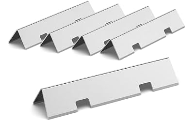 QuliMetal 7636 67046 Flavorizer Bars for Weber Spirit 300 & GS4 Spirit II 300 Series, Spirit E310 E320 E330 S310 S315 S320 S330 Grill with Front Control Knob - 15.3 Inch Flavor Bars Replacement Parts