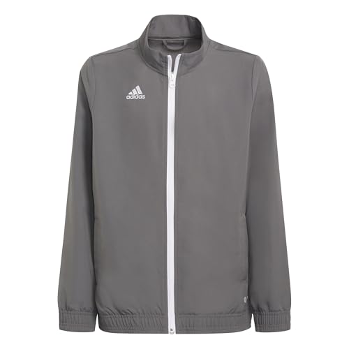 adidas Unisex Kinder Entrada 22 Presentation Jacket, Team Grey Four, 11-12 Years