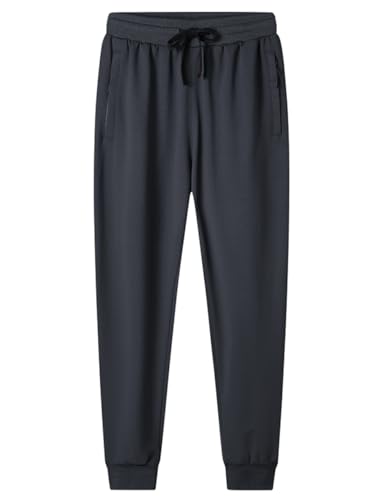 MOHEM Boys' Pull on Athletic Sweatpants Fleece Jogger Workout Pants with Zipper Pockets4