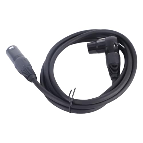 90 stopni XLR Kobieta do prostego XLR Mężczyzna 3 -Pin Mikrofon przedłużający kabel, materiał stabilny, szeroka kompatybilność, idealna dla gitar, mikserów, głośników i innych (1m / 3.3ft)