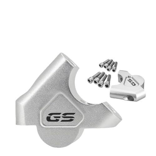 Rehausseur de guidon moto pour soulager le dos sur R1200GS et S1000XR via pontet