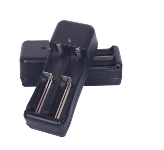 2-Slot Li-ion Battery Charger – Supports 18650, 14500, 16340 – 3.7V Rechargeable Cell Smart Adapter with LED Status-image-0